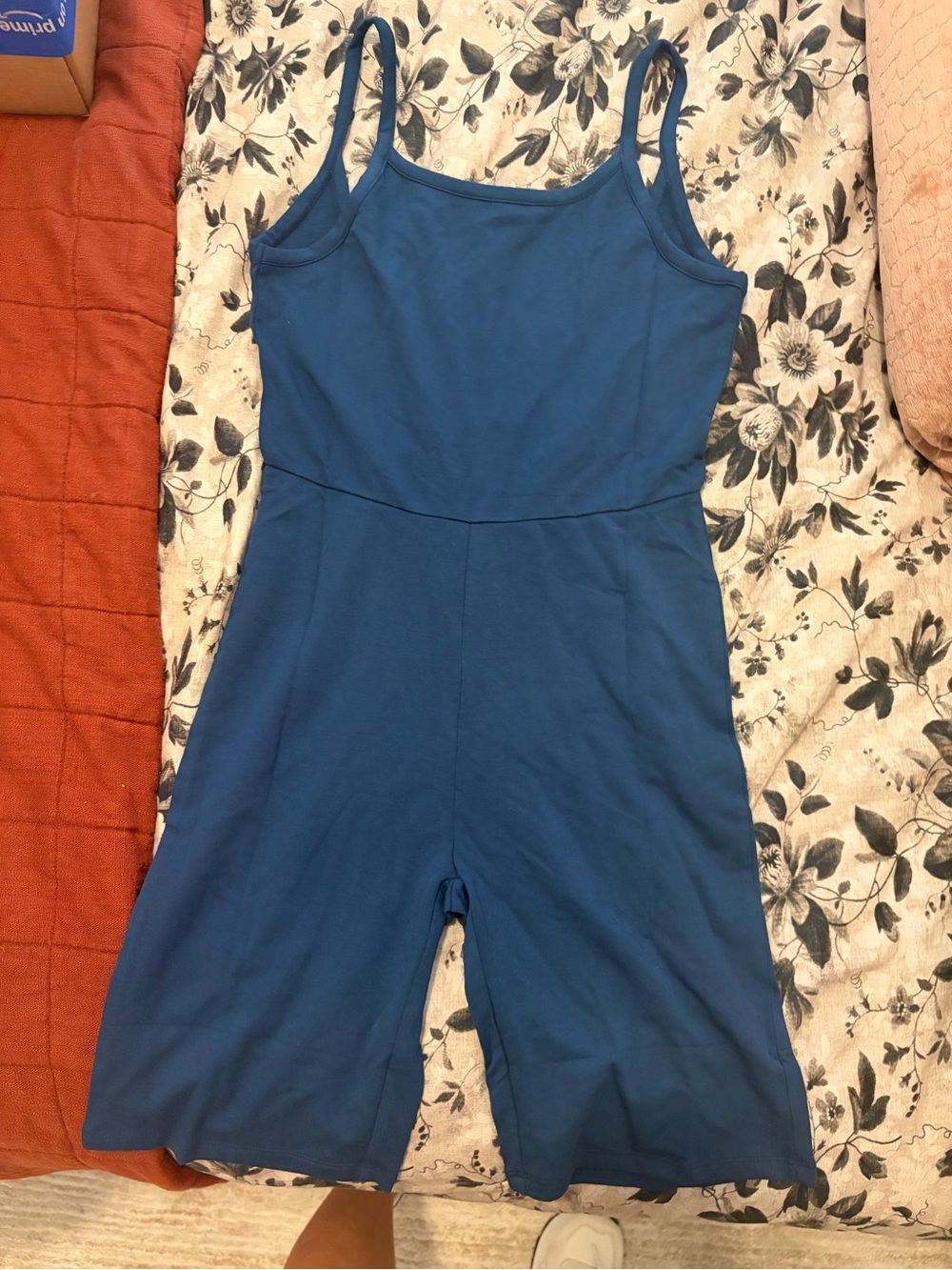 Chaser Blue Sleeveless Romper Jumpsuit